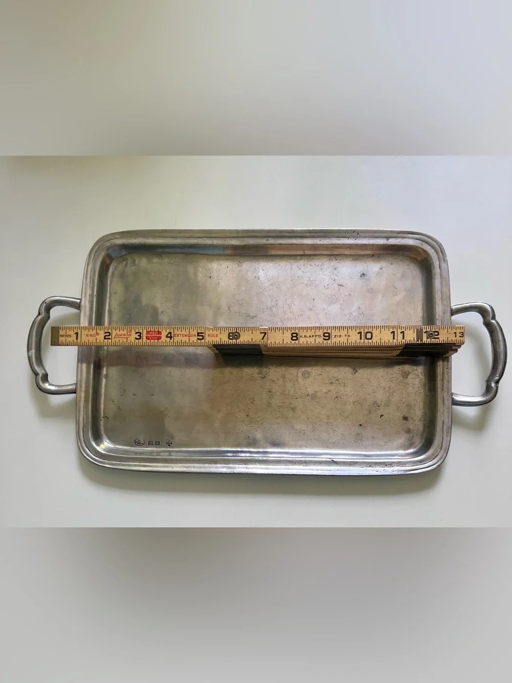 WILLIAMS-Sonoma Handmade in Italy Pewter Tray